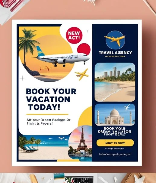 Travel Agency Ads Campaign – Google & Facebook Advertising by Majid ul Islam Travel agency ad campaign design – Google and Facebook Ads expert in lahore